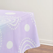 Pastel Rainbow Circles in Circles Tableclout Tischdecke (Beispiel)