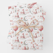 Pastel Rainbow & Cloud Celestial Baby Gift  Geschenkpapier Set (Beispiel)