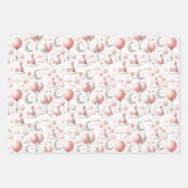 Pastel Rainbow & Cloud Celestial Baby Gift Geschenkpapier Set (Vorderseite)