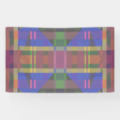 Pastel Rainbow Colorful Geometric Banner (Horizontal)