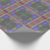 Pastel Rainbow Colorful Geometric Geschenkpapier (Ecke)