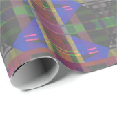 Pastel Rainbow Colorful Geometric Geschenkpapier (Rolleneckpunkt)