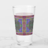 Pastel Rainbow Colorful Geometric Glas (Rückseite)