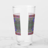 Pastel Rainbow Colorful Geometric Glas (Links)