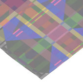 Pastel Rainbow Colorful Geometric Kurzer Tischläufer (Ecke)