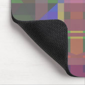 Pastel Rainbow Colorful Geometric Mousepad (Ecke)
