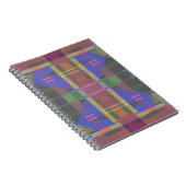 Pastel Rainbow Colorful Geometric Notizblock (Rechte Seite)
