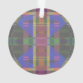 Pastel Rainbow Colorful Geometric Ornament (Rückseite)