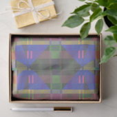Pastel Rainbow Colorful Geometric Seidenpapier (Geschenk)