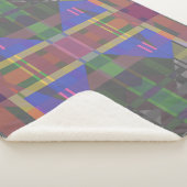 Pastel Rainbow Colorful Geometric Sherpadecke (3/4)