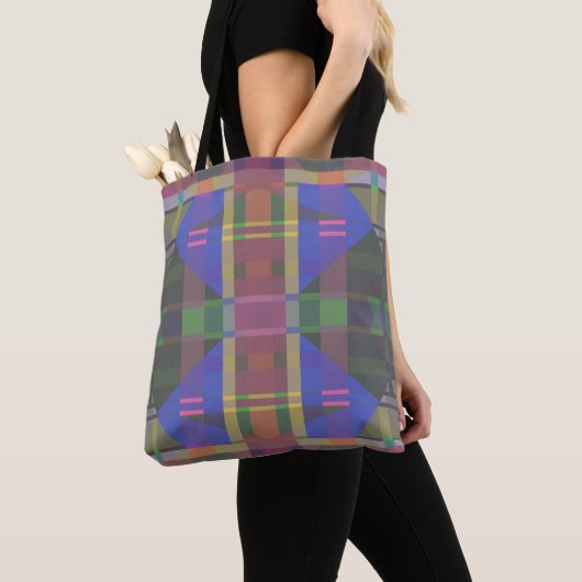 Pastel Rainbow Colorful Geometric Tasche (Von Nahem)