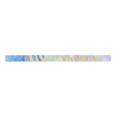 Pastel Rainbow Colorful Marmor Satinband (Vorderseite)