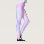 Pastel Rainbow Colors Abstract Blur Gradient Schat Leggings (Rechts)