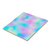 Pastel Rainbow Colors Abstrakt Blur Gradient Ombre Fliese (Seite)
