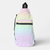 Pastel Rainbow Colors Crossbody Bag (Vorderseite)