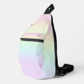 Pastel Rainbow Colors Crossbody Bag (Rechte Ecke)