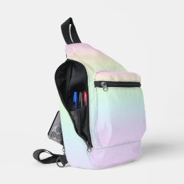 Pastel Rainbow Colors Crossbody Bag