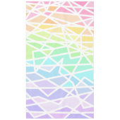 Pastel Rainbow Colors Geometric Tableclout Tischdecke (Vorderseite)