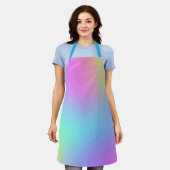Pastel Rainbow Colors Gradient Schürze (Getragen)