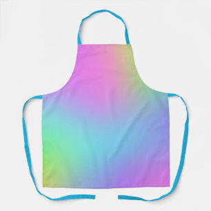 Pastel Rainbow Colors Gradient Schürze