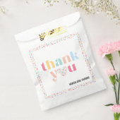 Pastel Rainbow Colors Kinderdusche Danke Geschenktütchen (Versiegelt)