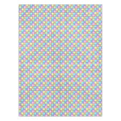 Pastel Rainbow Colour Puzzle Geometric Muster Tischdecke (Vorderseite)