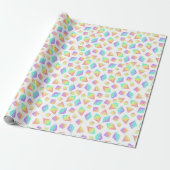 Pastel Rainbow Crystals Muster Geschenkpapier (Ungerollt)