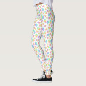 Pastel Rainbow Crystals Muster Leggings (Links)