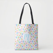 Pastel Rainbow Crystals Muster Tasche (Vorderseite)