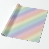 Pastel Rainbow Design Geschenkpapier (Ungerollt)