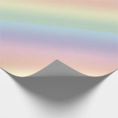 Pastel Rainbow Design Geschenkpapier (Ecke)