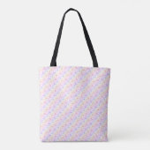 Pastel Rainbow Diagonal Modernes Muster Tasche (Rückseite)