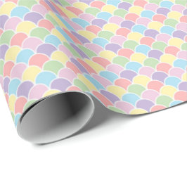 Pastel Rainbow Diamond Harlequin Gift Wrap Geschenkpapier