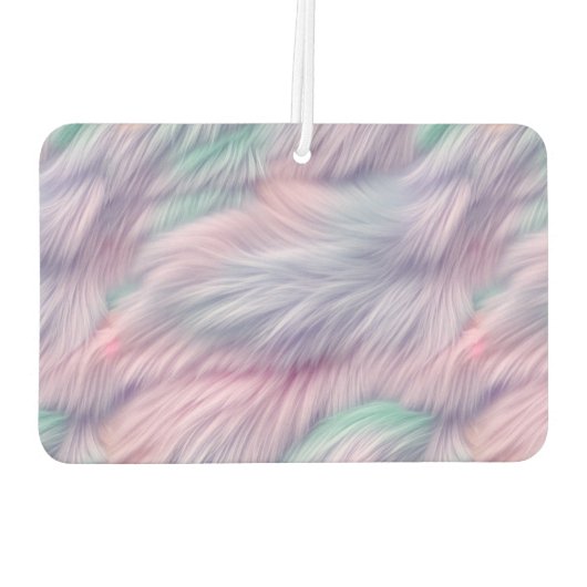 Pastel Rainbow Fur Autolufterfrischer (Rückseite)