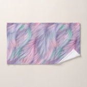 Pastel Rainbow Fur Badhandtuch Set (Handtuch)