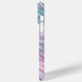 Pastel Rainbow Fur Case-Mate iPhone Hülle (Rückseite / Links)