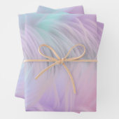 Pastel Rainbow Fur Geschenkpapier Set (Beispiel)