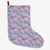 Pastel Rainbow Fur Großer Weihnachtsstrumpf (Vorderseite)