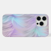 Pastel Rainbow Fur iPhone Hülle (Rückseite (Horizontal))