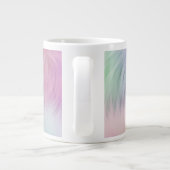 Pastel Rainbow Fur Jumbo-Tasse (Rückseite)