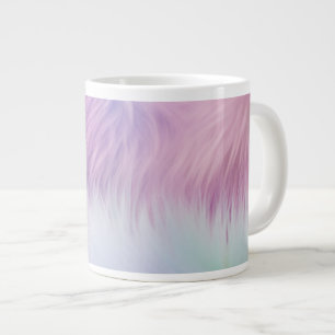 Pastel Rainbow Fur Jumbo-Tasse