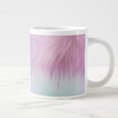 Pastel Rainbow Fur Jumbo-Tasse (Rechts)