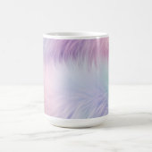 Pastel Rainbow Fur Kaffeetasse (Mittel)