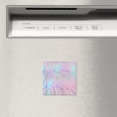 Pastel Rainbow Fur Magnet (In Situ (Geschirrspüler))