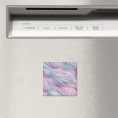 Pastel Rainbow Fur Magnet (In Situ (Geschirrspüler))