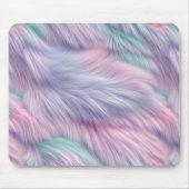Pastel Rainbow Fur Mousepad (Vorne)