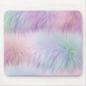 Pastel Rainbow Fur Mousepad (Vorne)
