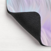Pastel Rainbow Fur Mousepad (Ecke)
