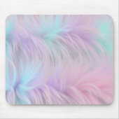 Pastel Rainbow Fur Mousepad (Vorne)