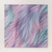 Pastel Rainbow Fur Puzzle (Horizontal)